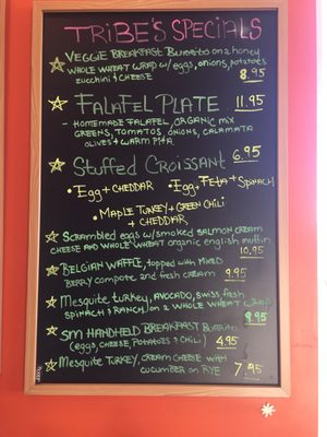 Menu photo 8 Tribes Coffee House Santa Fe, NM
