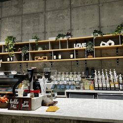 Coffee bar area