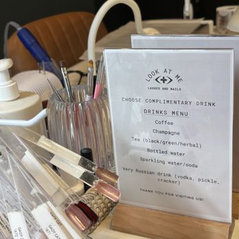 Look At Me - Drink menu - Eyebrow Services Near Me - San Francisco, California Look At Me - Drink menu - Eyebrow Services Near Me - San Francisco, California