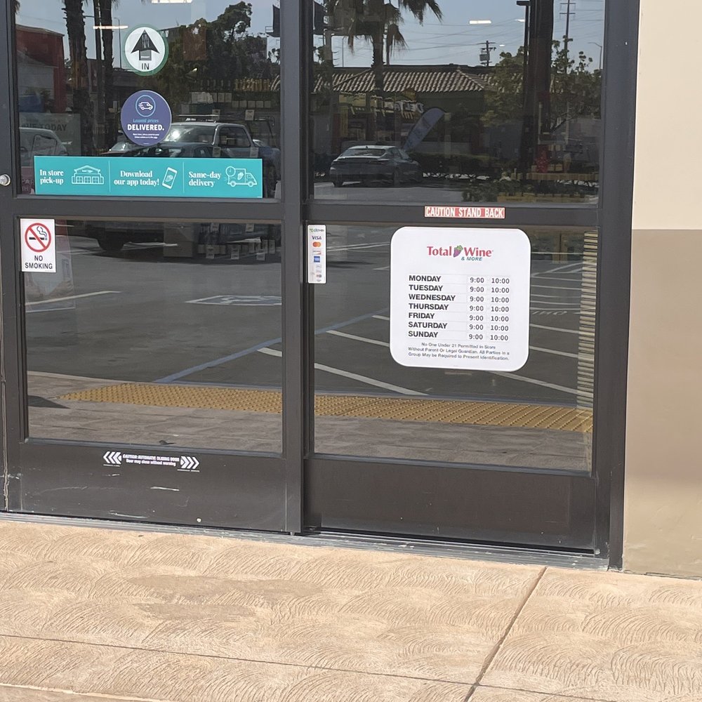 Total Wine & More - Hours of operation - Beer, Wine & Spirits Near Me - Culver City, California