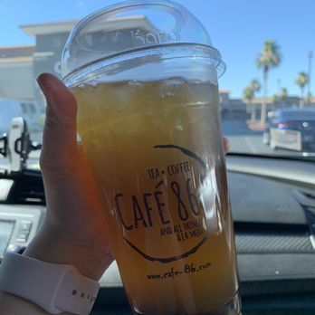 Cafe 86 - L Jasmine calamansi w boba! - Desserts Near Me - Las Vegas, Nevada Cafe 86 - L Jasmine calamansi w boba! - Desserts Near Me - Las Vegas, Nevada