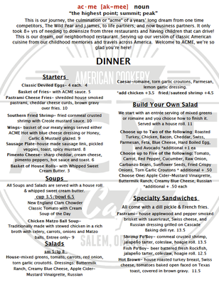 Menu photo 8 ACME Cafe Salem, OR