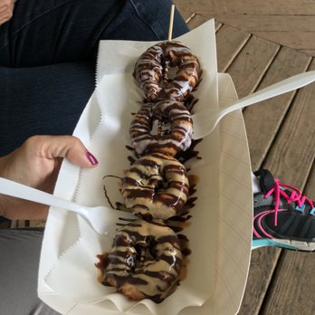 Donutz On A Stick - Peanut butter and tuxedo donuts - Desserts Near Me - Duck, North Carolina Donutz On A Stick - Peanut butter and tuxedo donuts - Desserts Near Me - Duck, North Carolina