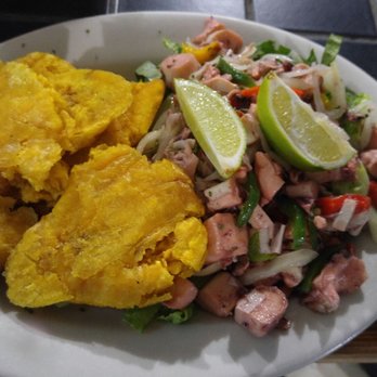 Ocean View - That octopus salad though!!! - Barbeque Near Me - Fajardo, Puerto Rico
