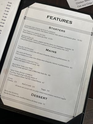 Menu photo 1 Cosmos Restaurant White Rock, BC Menu photo 1 Cosmos Restaurant White Rock, BC