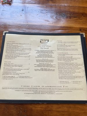 Menu photo 1 peasants FEAST Solvang, CA Menu photo 1 peasants FEAST Solvang, CA