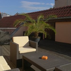 Hotel Arte Vida - Es gibt auch eine kleine, gut bestuhlte Dachterrasse