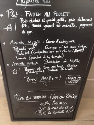 Menu photo 2 Aklé - Le Comptoir à Mezzés Lyon, 69 Menu photo 2 Aklé - Le Comptoir à Mezzés Lyon, 69