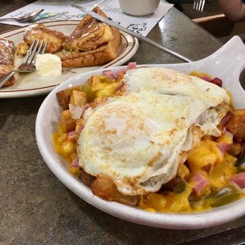 Angie's Restaurant - Denver skillet. Good, but could've used some seasoning salt or other spices to make it better. - Breakfast & Brunch Near Me - Logan, Utah