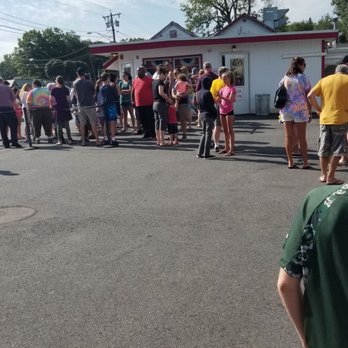 Allie's Donuts - The line to get in to Allie's - Donuts Near Me - North Kingstown, Rhode Island Allie's Donuts - The line to get in to Allie's - Donuts Near Me - North Kingstown, Rhode Island