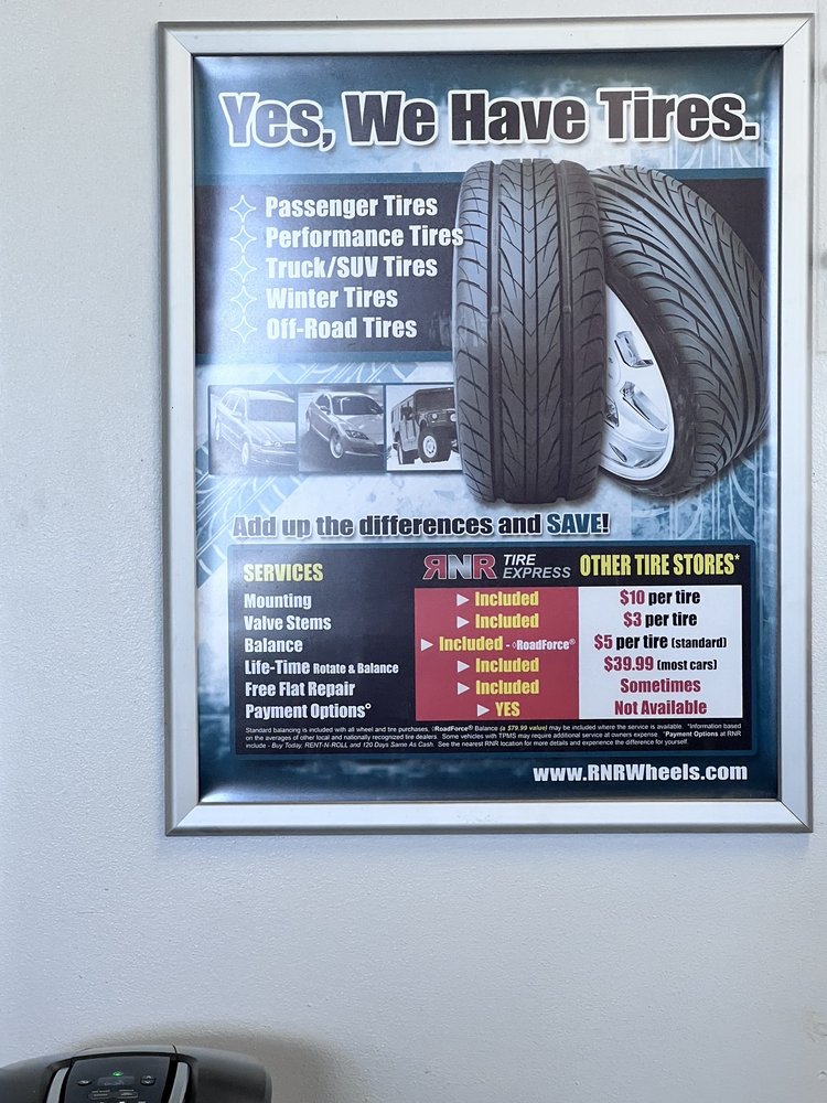 RNR TIRE EXPRESS 501 S Vienna St, Ruston, Louisiana Tires Phone Number Yelp