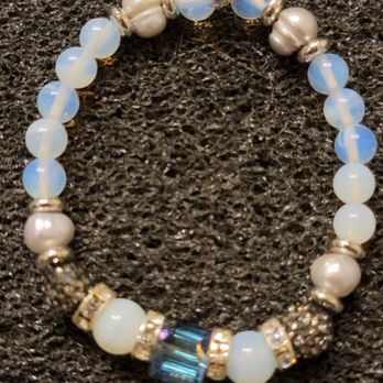 Hobby Lobby - HANDMADE with white opals and freshwater pearls - Hobby Shops Near Me - Houston, Texas