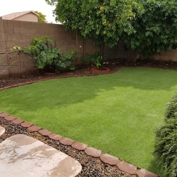 Turf Sellers - Backyard now ready for the big graduation day and beyond.  Wish I had found AZ Turf Liquidators sooner.  Couldn't have been a better choice. - Artificial Turf Near Me - Phoenix, Arizona