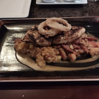 The Republic - Grilled Texas Red Fish with Cajun Risotto - Steakhouses Near Me - College Station, Texas The Republic - Grilled Texas Red Fish with Cajun Risotto - Steakhouses Near Me - College Station, Texas