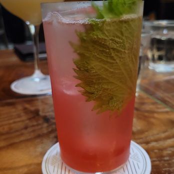 Bar Leather Apron - Shiso drink - Cocktail Bars Near Me - Honolulu, Hawaii