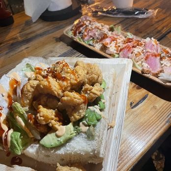Seither's Seafood - Rock N Roll poboy and tuna appetizer - Seafood Near Me - Harahan, Louisiana Seither's Seafood - Rock N Roll poboy and tuna appetizer - Seafood Near Me - Harahan, Louisiana