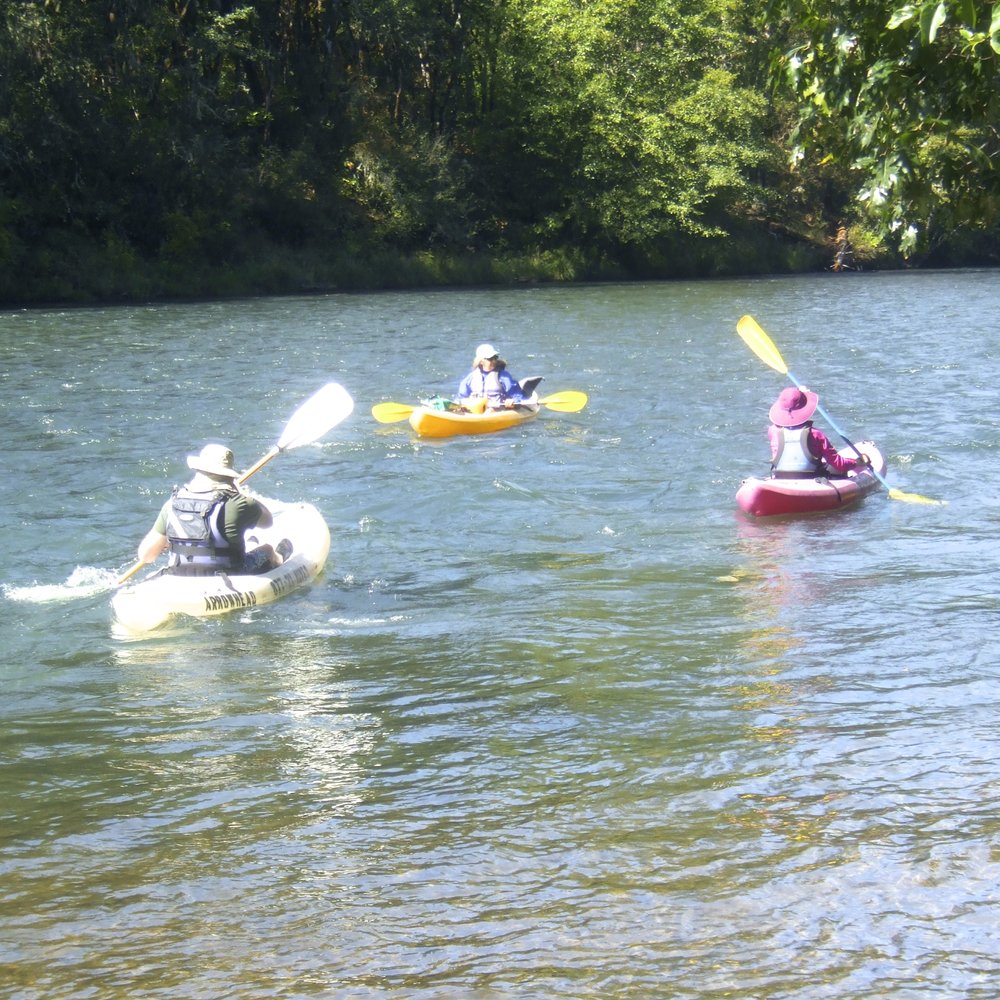 Kayaking on the Rogue River