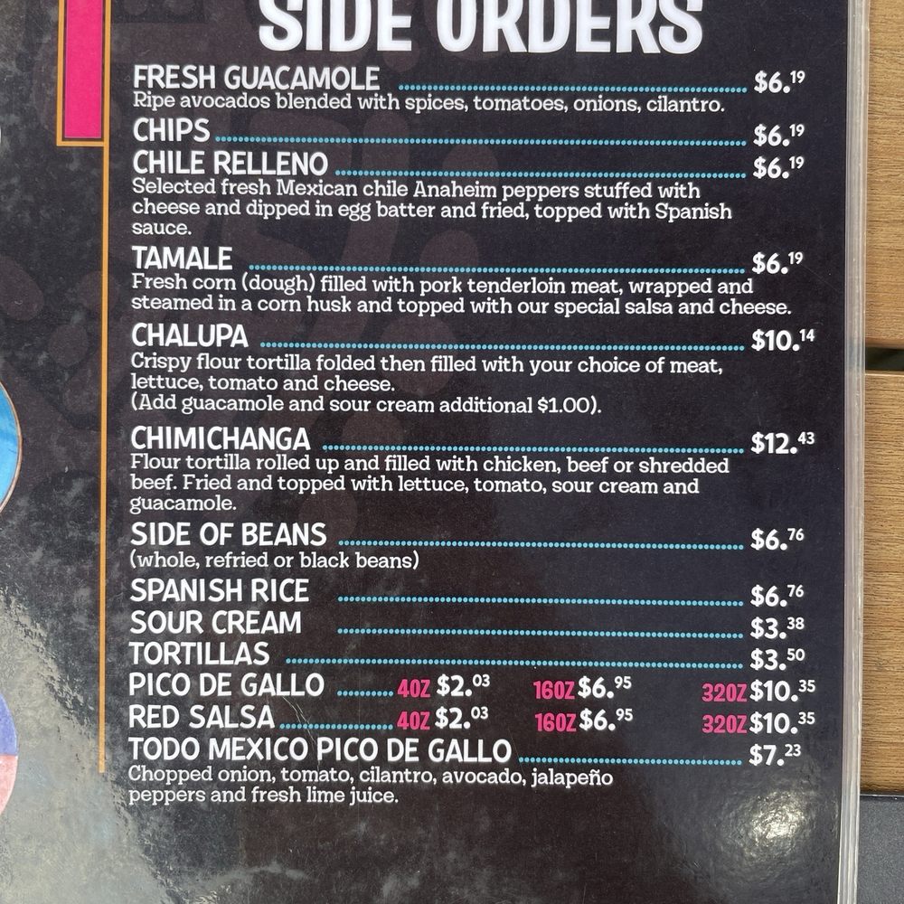 Todo Mexico - Menu - Mexican Near Me - Snohomish, Washington