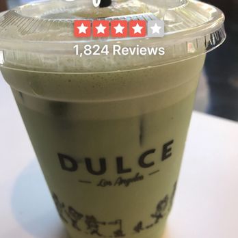 Cafe Dulce - Iced blueberry matcha latte - Coffee & Tea Near Me - Los Angeles, California