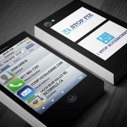 1 Stop Fix iPhone, iPad & iPod Repair - BUSSNIESS CARDS
