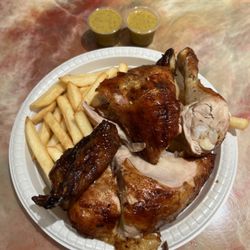 Chic King BBQ Restaurant - Combination #2 - 4pc Chicken with Fries (~$12)