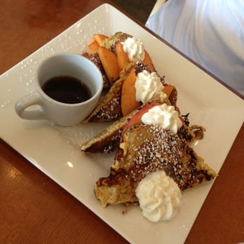 Humble Bee - Peaches and Cream French Toast - Breakfast & Brunch Near Me - Northridge, California Humble Bee - Peaches and Cream French Toast - Breakfast & Brunch Near Me - Northridge, California