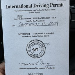 International driving permit International driving permit