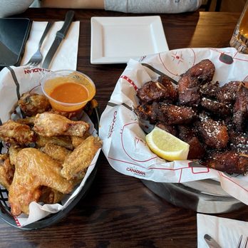 The Canadian Brewhouse - Wings and Cracked Pepper & Sea Salt Dry Ribs - Sports Bars Near Me - Banff, Alberta The Canadian Brewhouse - Wings and Cracked Pepper & Sea Salt Dry Ribs - Sports Bars Near Me - Banff, Alberta