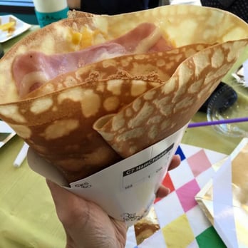 Tea Annie - Another angle of our crepe. This one is the ham & cheese. Love it! - Bubble Tea Near Me - Los Altos , California Tea Annie - Another angle of our crepe. This one is the ham & cheese. Love it! - Bubble Tea Near Me - Los Altos , California
