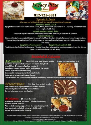 Menu photo 6 Legacy Pizza & Bakery New Albany, IN Menu photo 6 Legacy Pizza & Bakery New Albany, IN