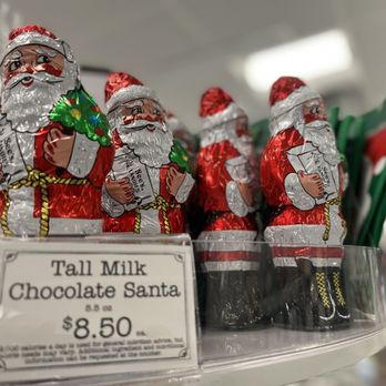 See's Candies - a display of chocolate santas - Candy Stores Near Me - Phoenix, Arizona