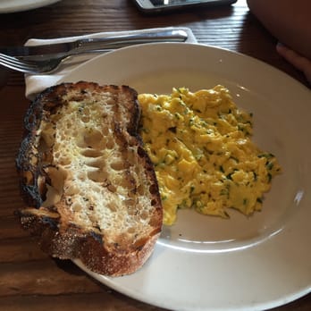 Gjelina - Scrambled eggs with herbs. - New American Near Me - Venice, California