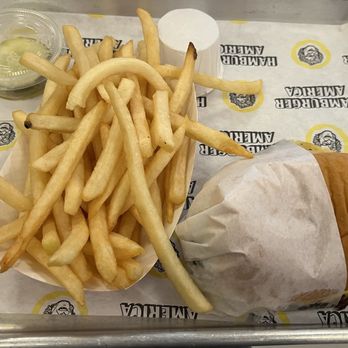 Hamburger America - Fries and Fried Onion Burger - Burgers Near Me - New York, New York Hamburger America - Fries and Fried Onion Burger - Burgers Near Me - New York, New York