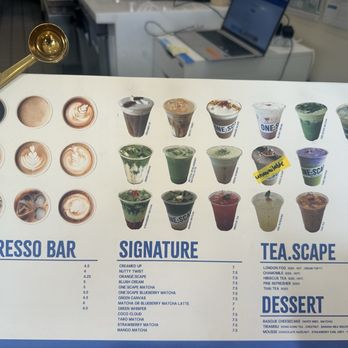 Onescape Coffee - Menu - Coffee & Tea Near Me - Los Angeles, California