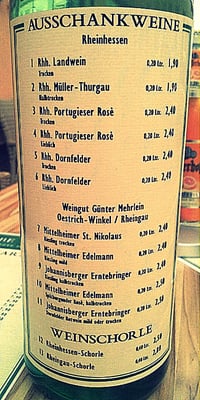 Menu photo 1 Weinstube Schott Mainz-Kastel, HE Menu photo 1 Weinstube Schott Mainz-Kastel, HE