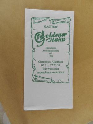 Menu photo 2 Restaurant Goldener Hahn Chemnitz, SN Menu photo 2 Restaurant Goldener Hahn Chemnitz, SN