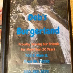 Deb’s Burgerland - Menu