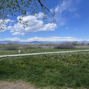Charles C Winburn Park - Mountain View down the greenway trail - Parks Near Me - Northglenn, Colorado