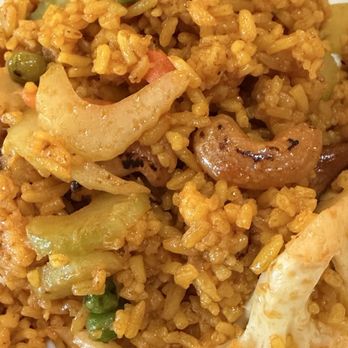 Banana Leaf Restaurant - Veggie Pineapple Fried Rice 素菠炒飯 - Singaporean Near Me - Milpitas, California