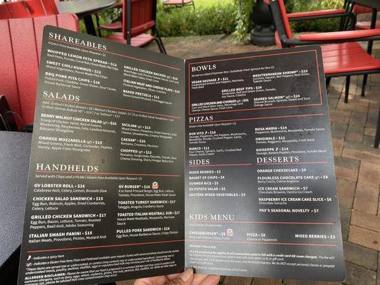 Menu photo 1 Gervasi Vineyard Resort & Spa Canton, OH