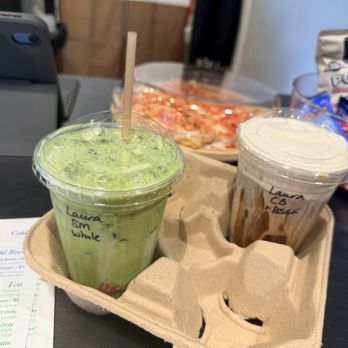 Loud City Coffee - Strawberry Matcha and cold brew with brown sugar foam - Coffee & Tea Near Me - Oklahoma City, Oklahoma Loud City Coffee - Strawberry Matcha and cold brew with brown sugar foam - Coffee & Tea Near Me - Oklahoma City, Oklahoma