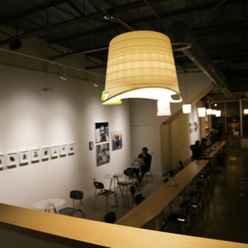 Document Coffee Bar - Inside - Note the Basket Lamps lol - Coffee & Tea Near Me - Los Angeles, California Document Coffee Bar - Inside - Note the Basket Lamps lol - Coffee & Tea Near Me - Los Angeles, California