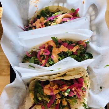 Hola Seoul - 2 Bulgogi tacos and 1 kimchi taco - Korean Near Me - Ann Arbor, Michigan Hola Seoul - 2 Bulgogi tacos and 1 kimchi taco - Korean Near Me - Ann Arbor, Michigan