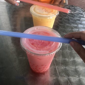 Fresh Element - Mango and strawberry boba teas. - Sushi Bars Near Me - West Palm Beach, Florida
