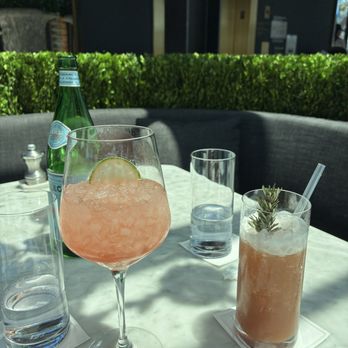Restoration Hardware - Rose spritz and a mocktail - Home Decor Near Me - Corte Madera, California
