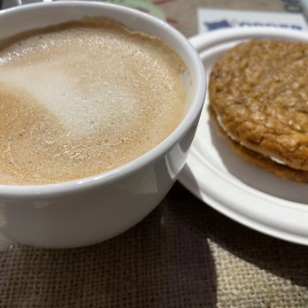 Protagonist Cafe - Oatmeal cream pie. Mint mocha latte with oat milk. - Coffee & Tea Near Me - St. Louis, Missouri Protagonist Cafe - Oatmeal cream pie. Mint mocha latte with oat milk. - Coffee & Tea Near Me - St. Louis, Missouri