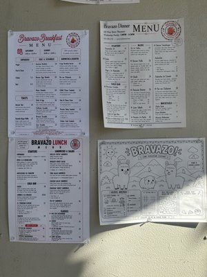Menu photo 1 Bravazo Pleasanton, CA