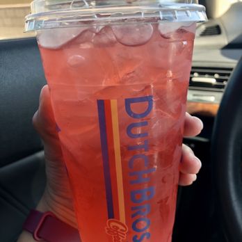 Dutch Bros Coffee - Strawberry Lemonade - Coffee & Tea Near Me - Las Vegas, Nevada Dutch Bros Coffee - Strawberry Lemonade - Coffee & Tea Near Me - Las Vegas, Nevada