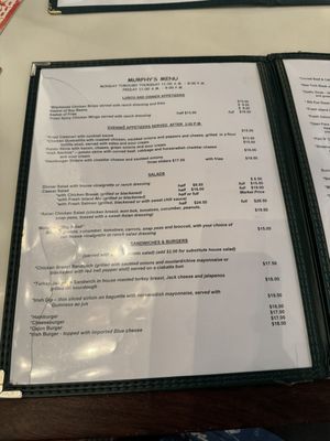 Menu photo 6 Murphy's Bar & Grill Honolulu, HI