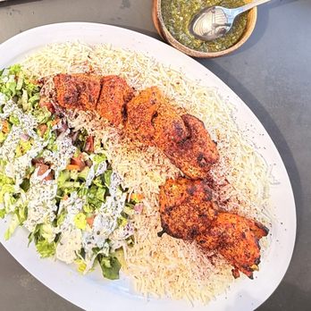 Kebab Kurry Express - Chicken Kabeb plate - Afghan Near Me - Santa Ana, California